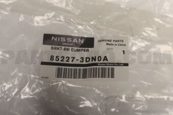 852273DN0A Nissan BRACKET-REAR BUMPER SIDE,LH