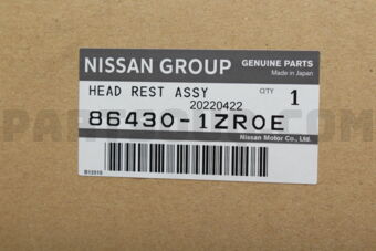 864301ZR0E HEAD REST ASSY