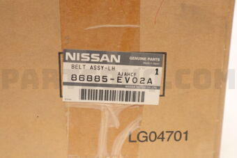 86885EV02A Nissan BELT ASSY-LH
