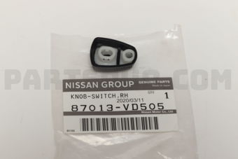 87013VD505 KNOB-SWITCH,FRONT SEAT RECLINING R