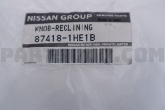 874181HE1B KNOB-RECLINING DEVICE LEVER