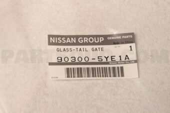 903005YE1A GLASS TAIL GATE