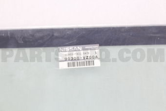 90300VZ00A GLASS-BACK DOOR WINDOW