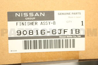 908166JF1B FINISHER ASSY BACK DOOR CENTR