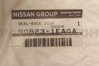 908231EA0A SEAL-BACK DOOR,SIDE LH