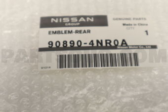 908904NR0A Nissan EMBLEM REAR