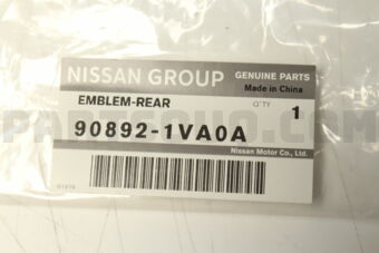 908921VA0A EMBLEM-REAR