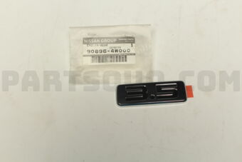 908964W000 EMBLEM-REAR