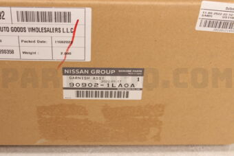 909021LA0A GARNISH ASSY-BACK DOOR SIDE,RH
