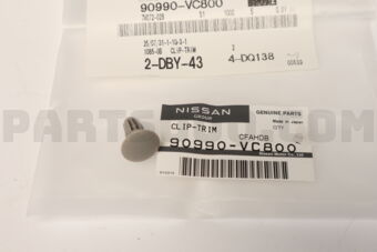 90990VC800 Nissan CLIP-TRIM