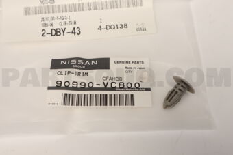 90990VC800 Nissan CLIP-TRIM