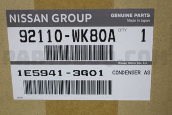 92110WK80A CONDENSER ASSY