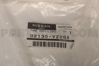 92130VZ08A Nissan TANK ASSY-LIQUID
