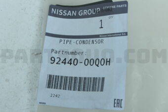 9244000Q0H PIPE-CONDENSOR