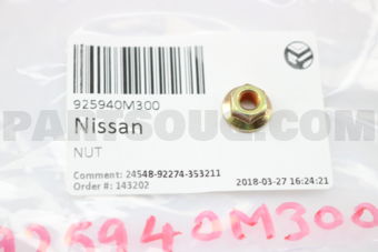 925940M300 NUT
