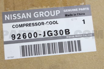 92600JG30B COMPRESSOR-COOL