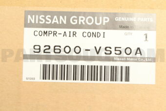 92600VS50A COMPRESSOR ASSY-COOLER