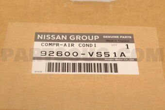 92600VS51A COMPRESSOR ASSY-COOLER