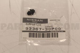 9336730P00 BUMPER-LID