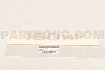 93499VK615 LABEL-REAR