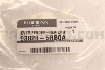 938285RB0A OVER FENDER-REA