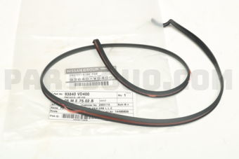 93840VD400 RUBBER ASSY-REAR