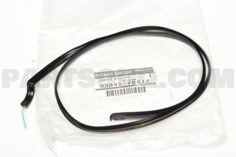 93840VD412 RUBBER ASSY-REAR