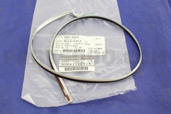 93841VD414 Nissan RUBBER ASSY-REAR