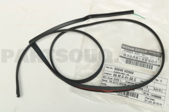 93845VD500 RUBBER ASSY-REAR