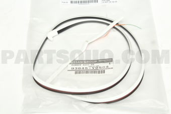 93845VD504 RUBBER ASSY-REAR