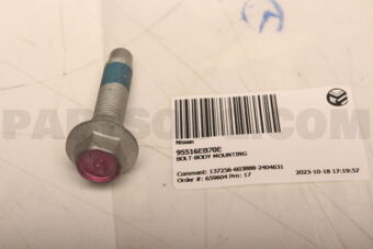95516EB70E BOLT-BODY MOUNTING