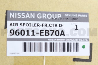 96011EB70A AIR SPOILER ASSY-FRONT CENTER