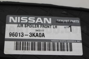 960133KA0A AIR SPOILER FRONT LH