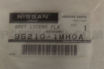 962101MH0A BRACKET-LICENCE PLATE