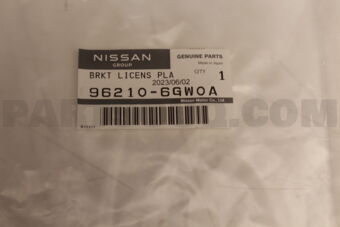 962106GW0A BRKT LICENS PLA