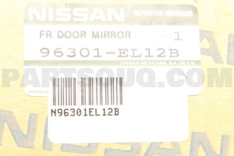 96301EL12B MIRROR ASSY-DOOR,RH