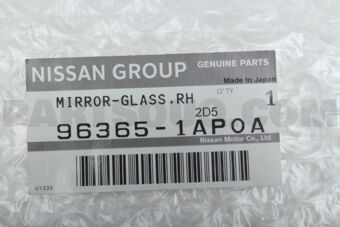 963651AP0A GLASS-MIRROR,RH