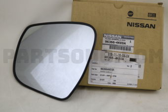 963664KE0A MIRROR GLASS,LH