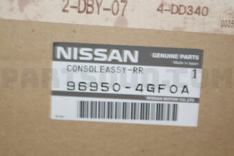 969504GF0A CONSOLE ASSY-RR