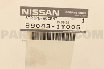 990431Y005 STRIPE-ACCENT,FRONT FENDER LH