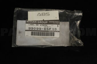 9909965F10 LABEL-NAME,REAR WINDOW