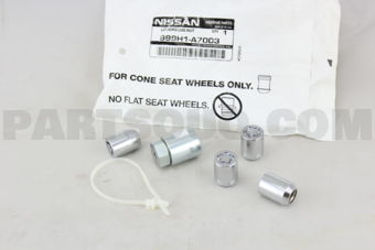 999H1A7003 LOCKING LUG NUT CONICAL CHROME