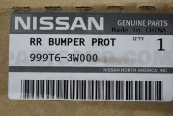 999T63W000 RR BUMPER PROTECTOR