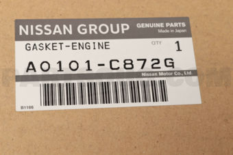 A0101C872G GASKET-ENGINE