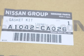 A1042CA026 GASKET KIT V/REGRIND