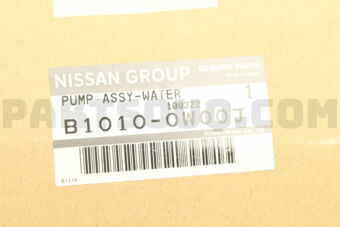 B10100W00J PUMP ASSY-WATER