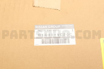 B1481VC20C MOTOR & FAN ASS