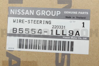 B55541LL9A WIRE ASSY-STEERING AIR BAG