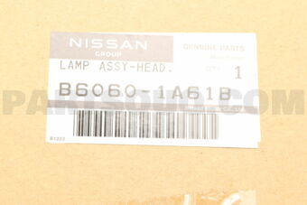 B60601A61B LAMP ASSY-LH