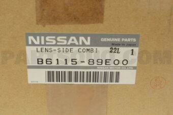 B611589E00 LAMP ASSY-SIDE COMBINATION,LH